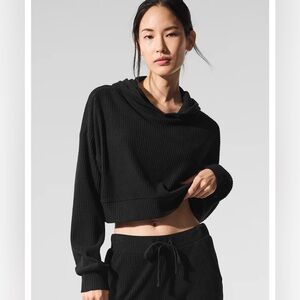 ALO muse hoodie black small